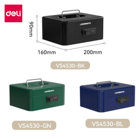 กล่องเซฟ DELI VS4530-BL-01 สีน้ำเงิน_10